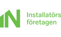 Installatörsföretagen logotyp i grönt och vitt.